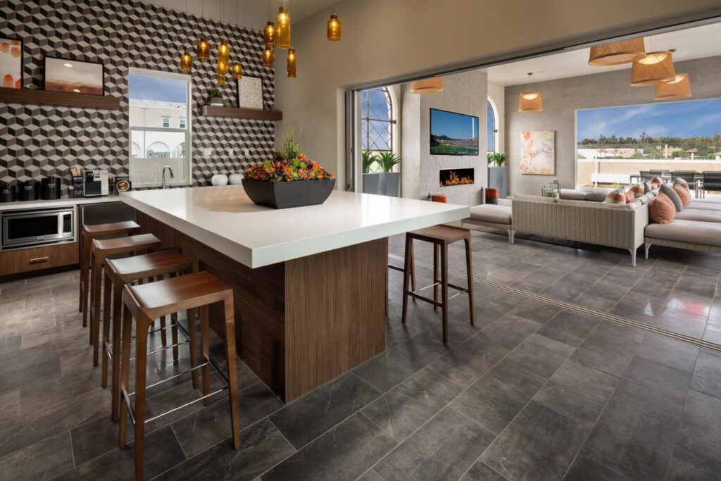 Clubhouse dinning area