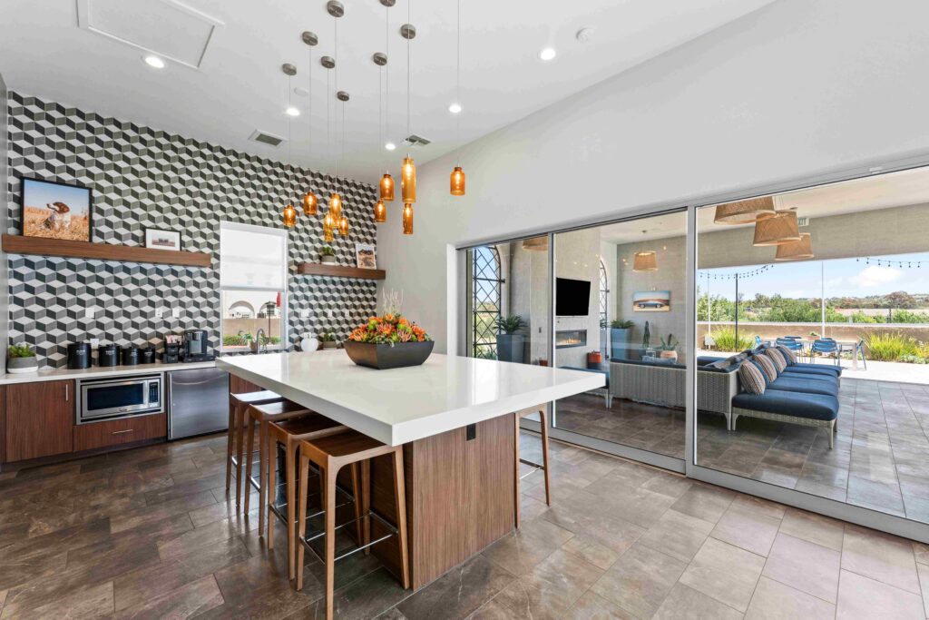 Clubhouse dinning area